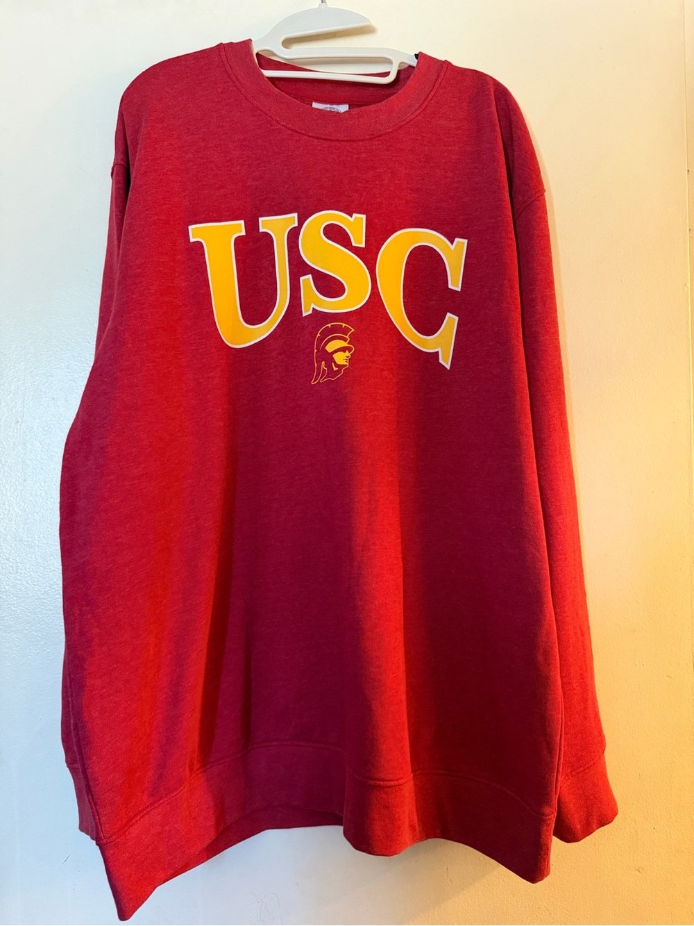 USC Trojans Red Crewneck Sweatshirt XL Collegiate University Southern California